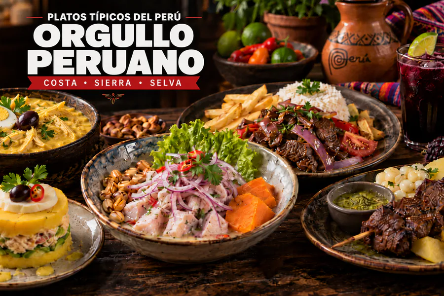 Las mejores comidas peruanas: ceviche, lomo saltado y causa limeña